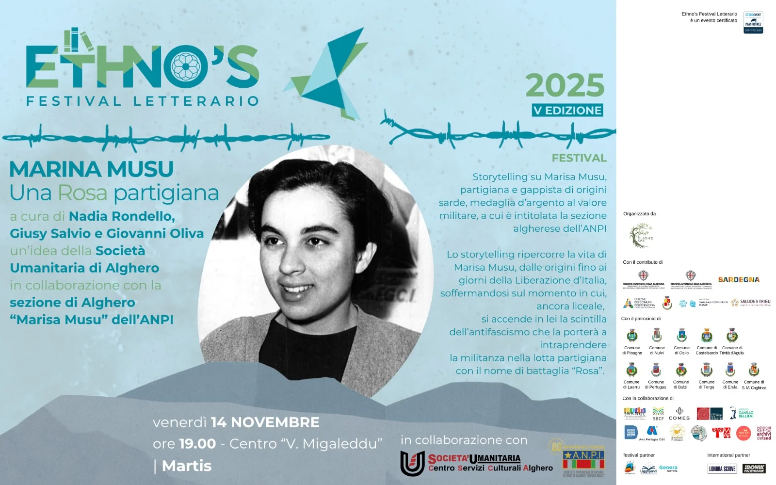 "MARISA MUSU una “Rosa” partigiana