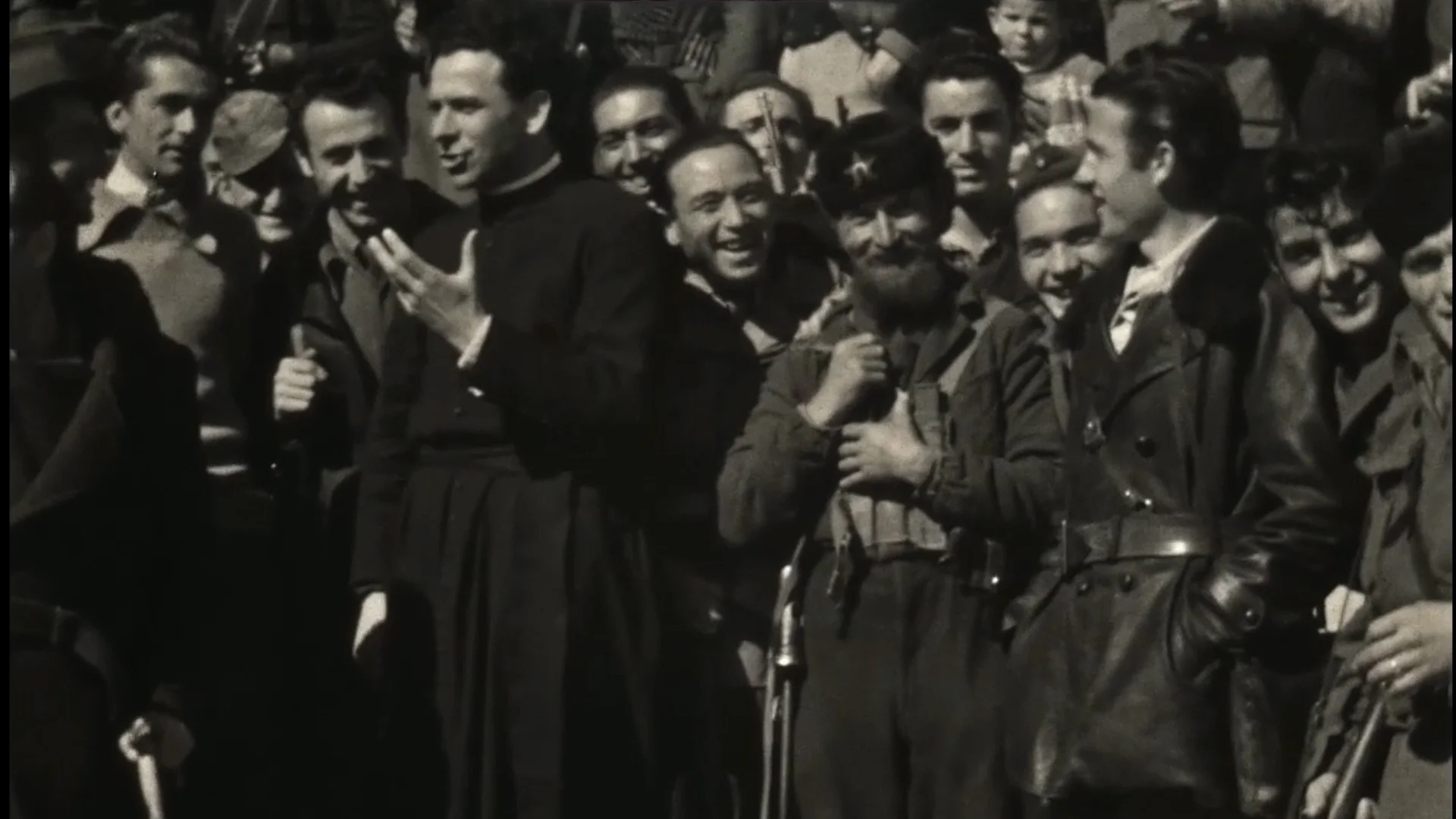 Il partigiano sardo Fausto Cossu in un filmato inedito del 1944
