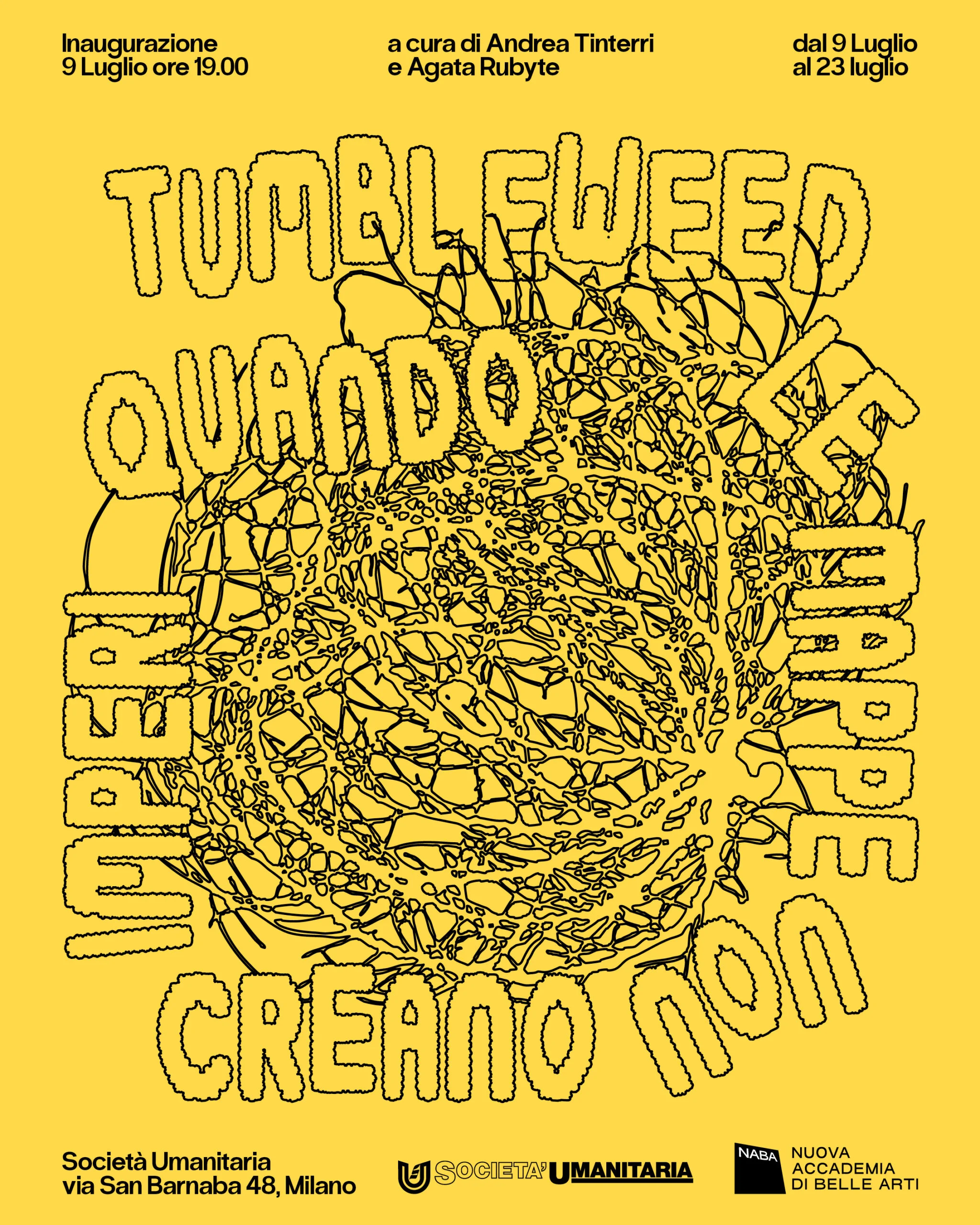 "Tumbleweed. Quando le mappe non creano imperi