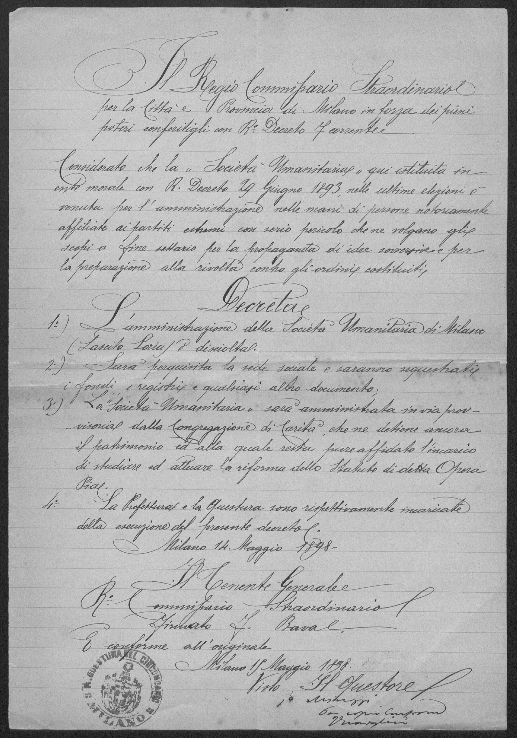14 maggio 1898